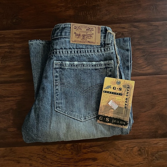 NWT G.S Jeans Gallopstar - Size S, Bell Bottom, distressed look - Picture 8 of 8